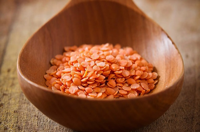 masoor dal or split red lentils